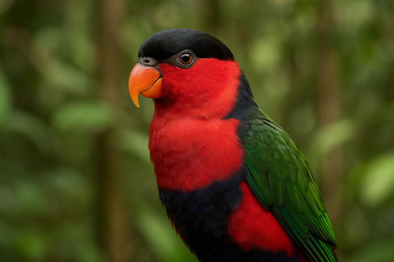 black-capped lory