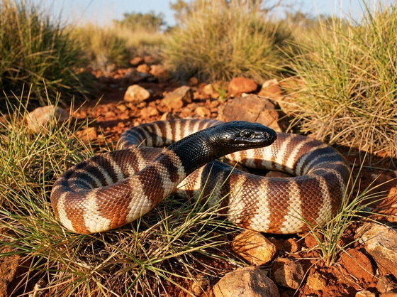 black-headed python