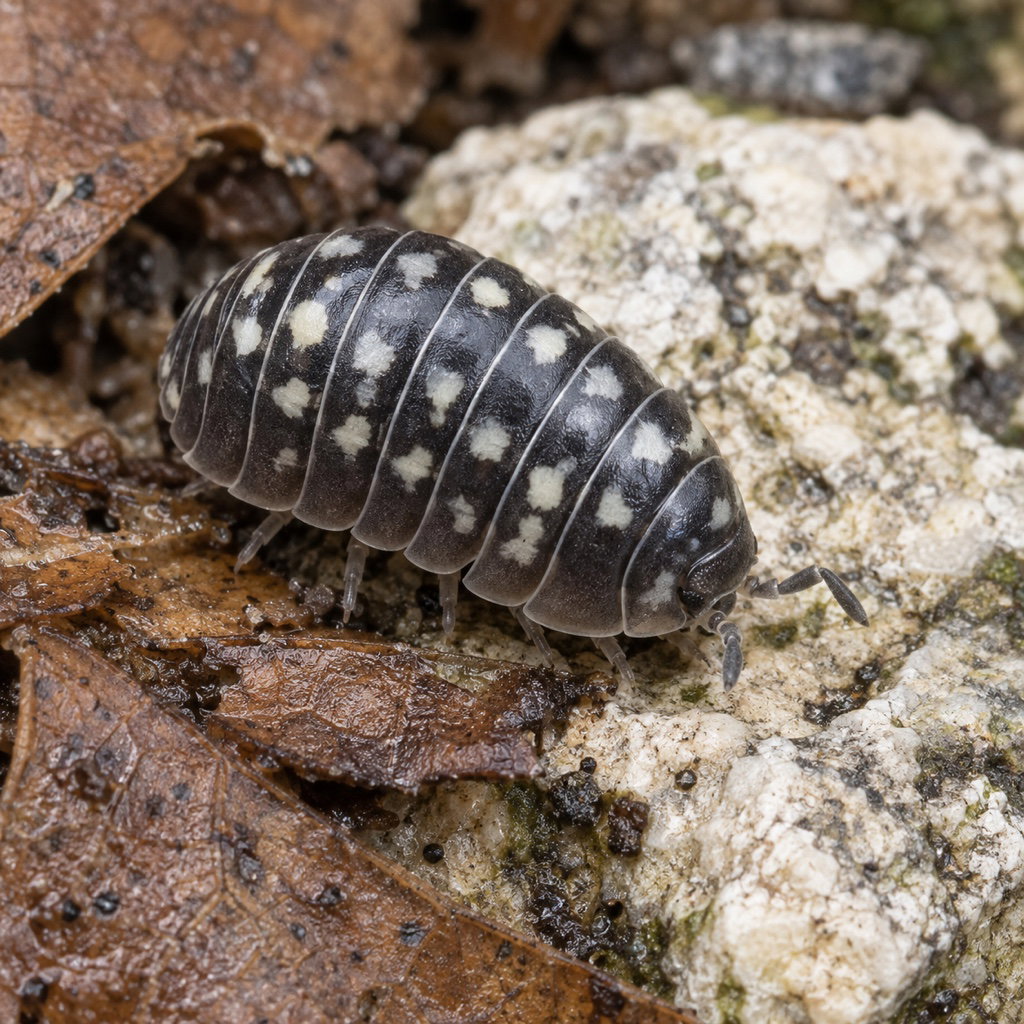 spotted pillbug