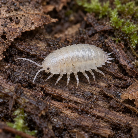 dwarf white isopod