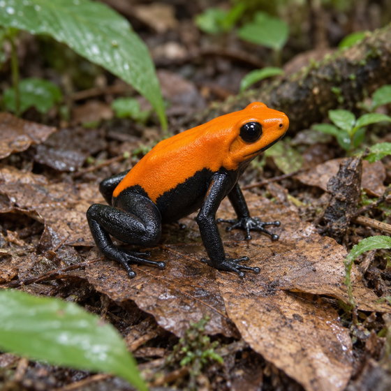 splash-backed poison frog