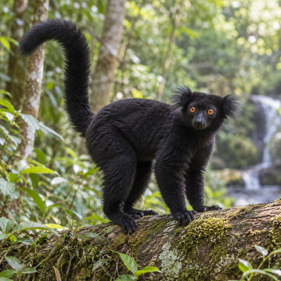black lemur