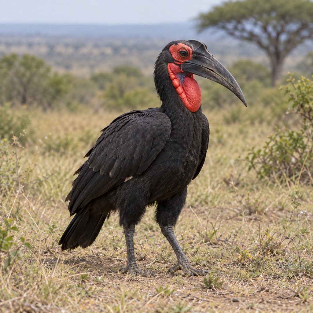 southern ground hornbill