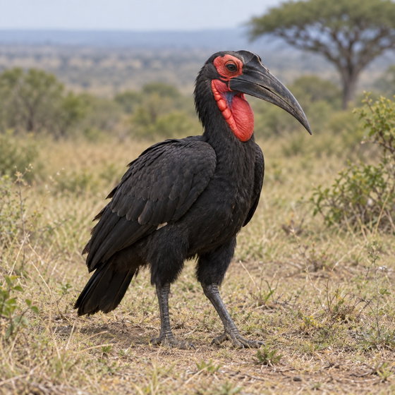 southern ground hornbill