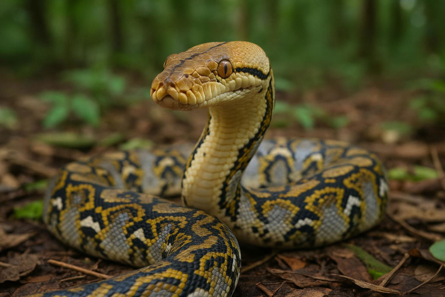 reticulated python