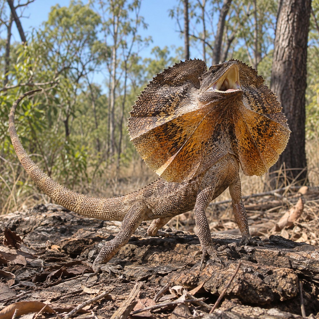 frilled dragon