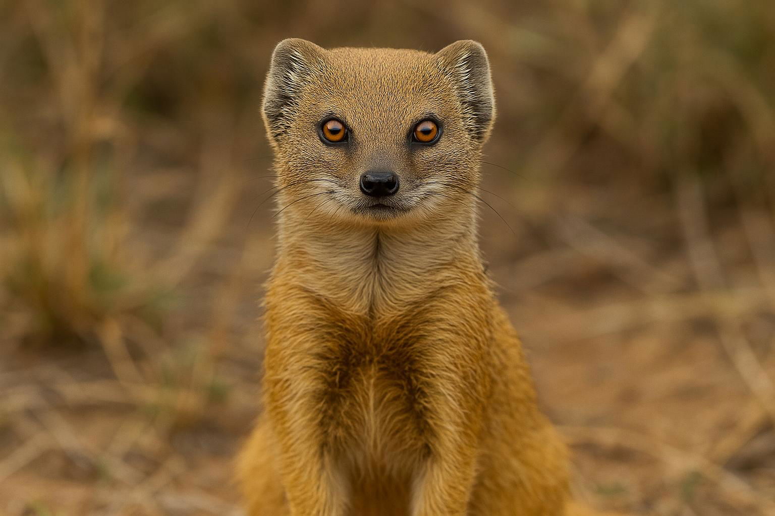 yellow mongoose