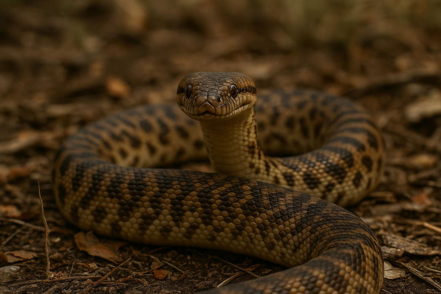 spotted python