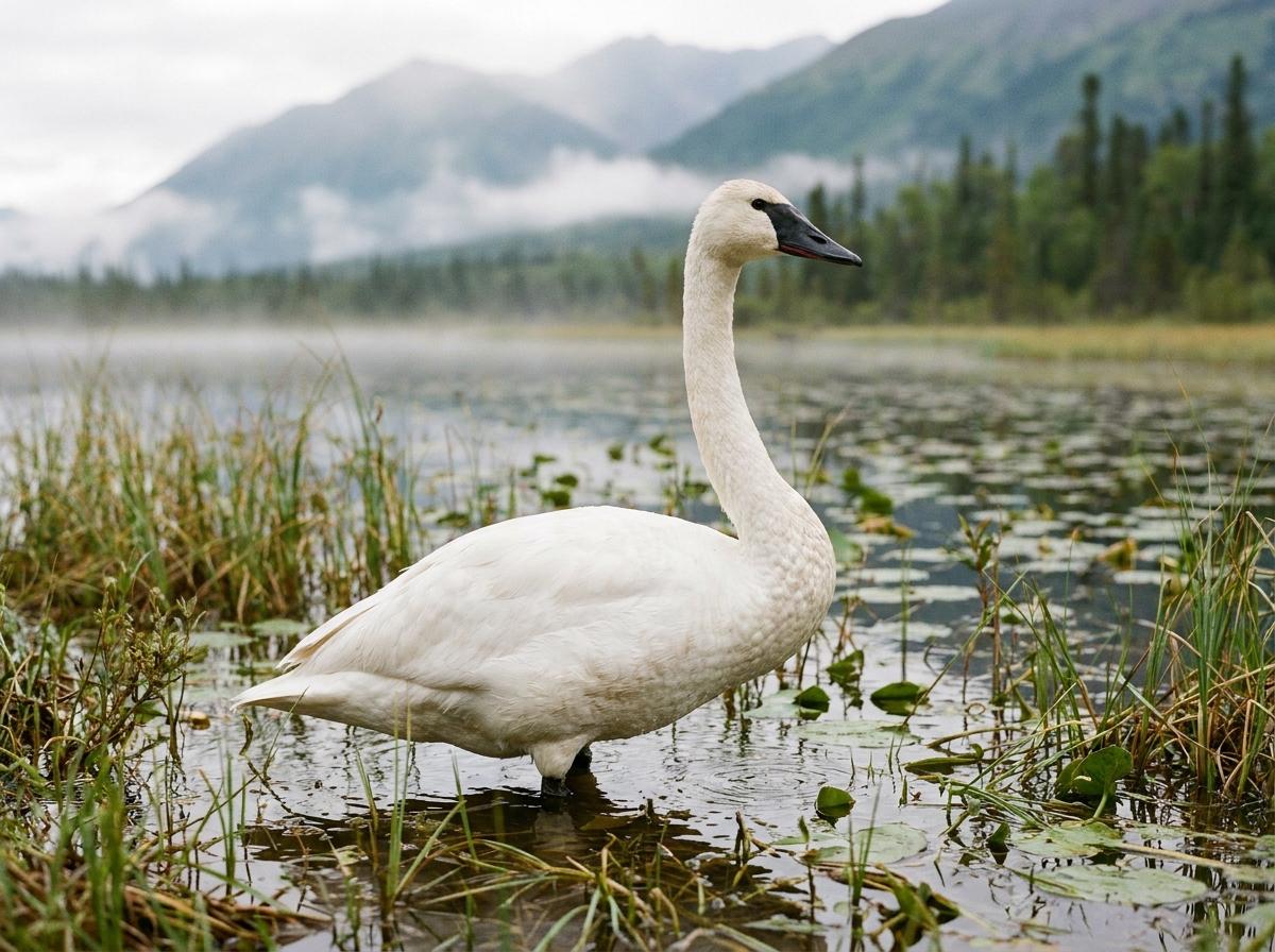 trumpeter swan