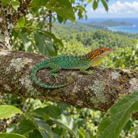 Guadeloupe anole