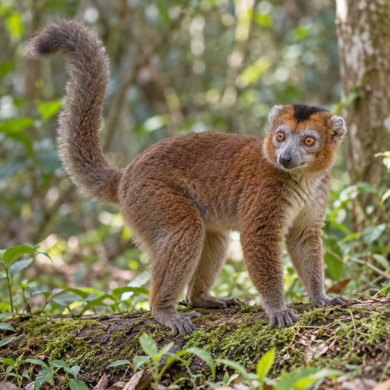 crowned lemur