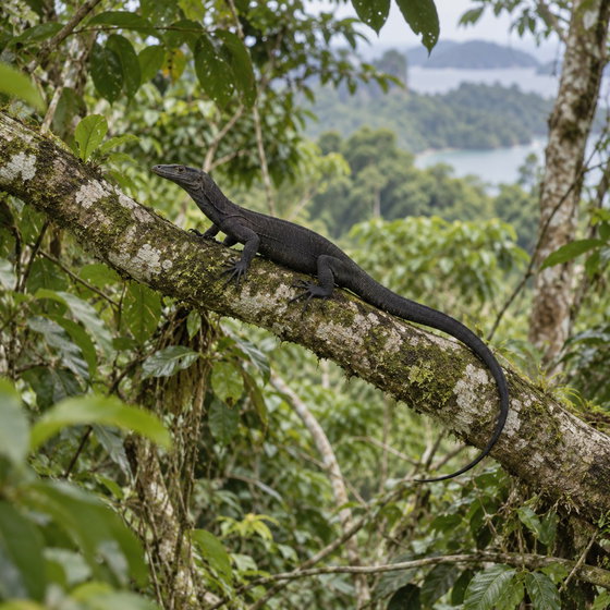 black tree monitor