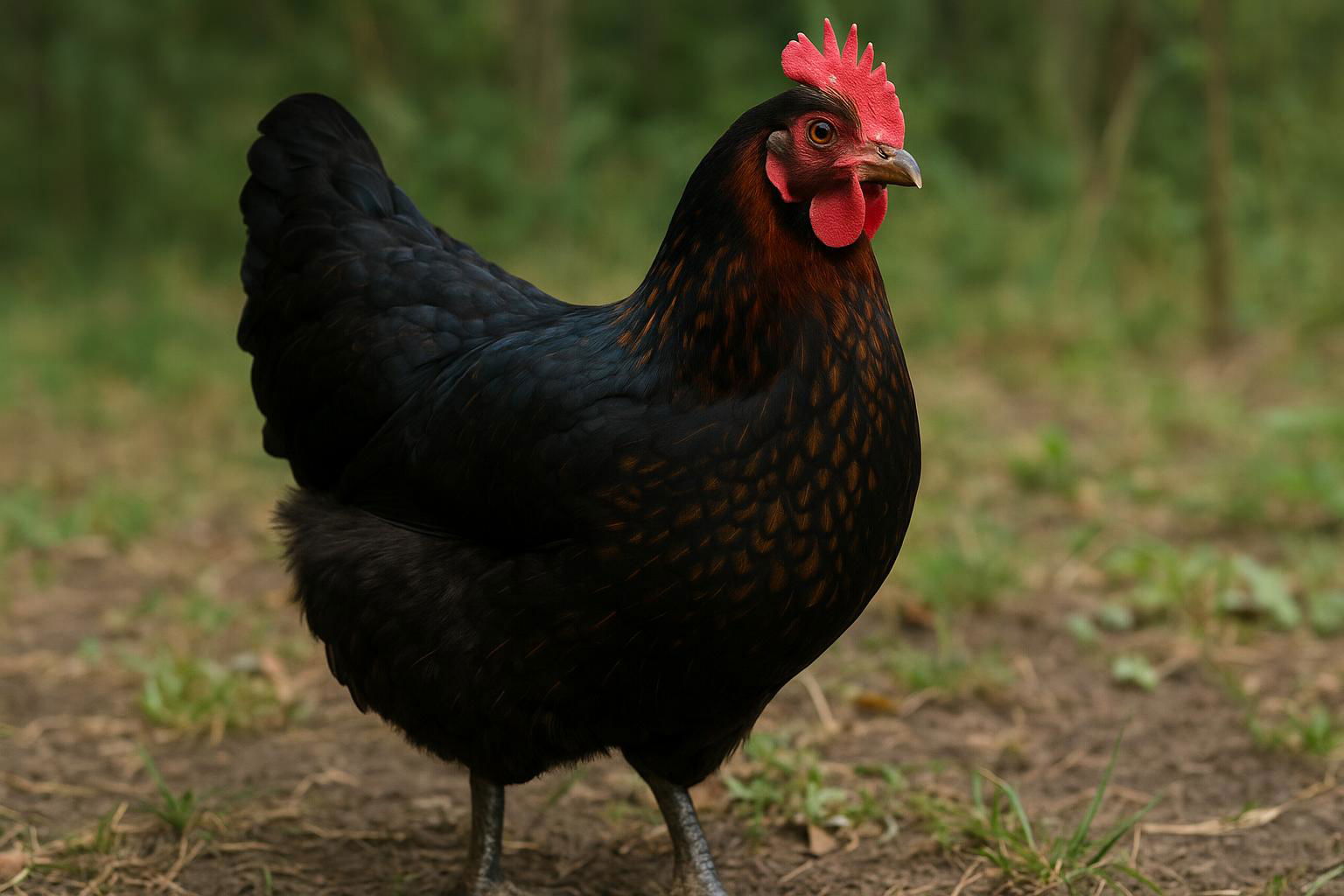 black copper Marans