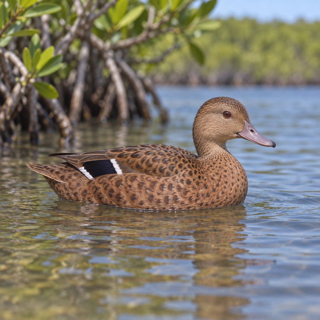 Bernier's teal