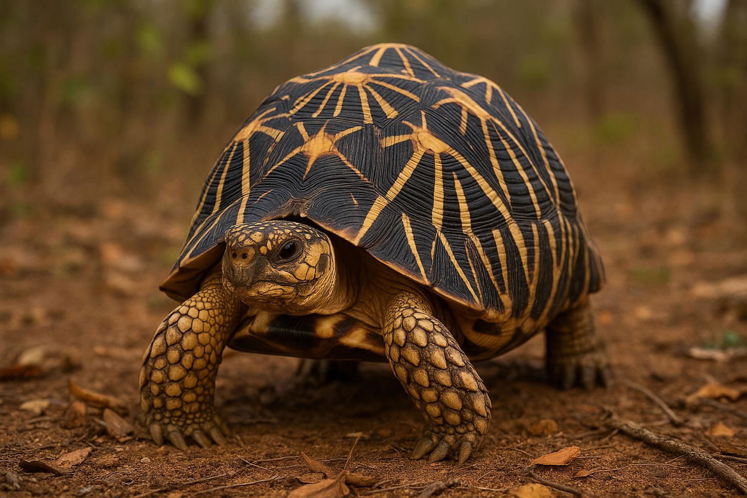 Burmese star tortoise