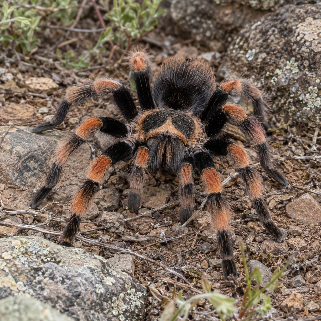 Mexican red leg tarantula