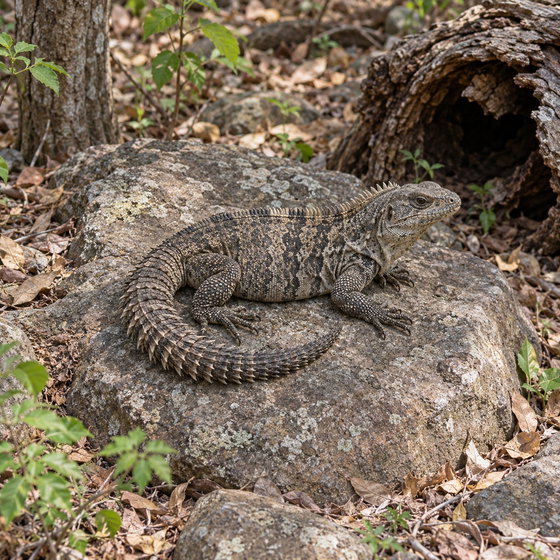 five-keeled spiny-tailed iguana