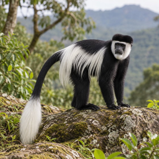 mantled guereza