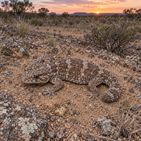 rough knob-tailed gecko
