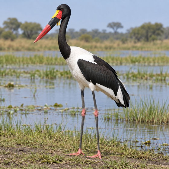 saddle-billed stork