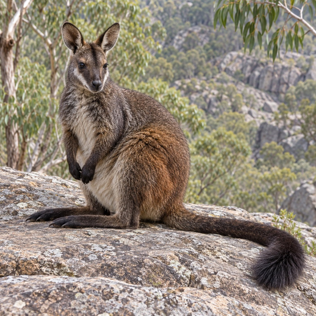 brush-tailed rock wallaby