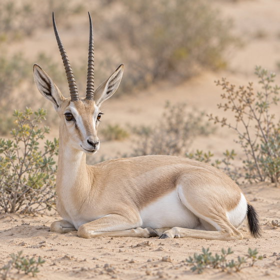 slender-horned gazelle