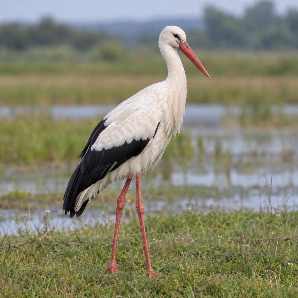 white stork