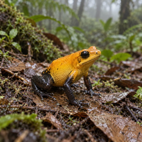 black-legged poison frog