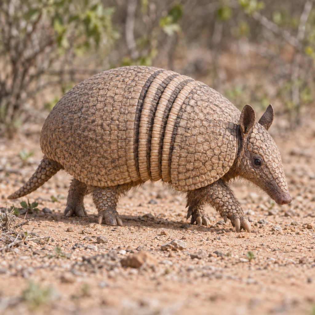 Brazilian three-banded armadillo