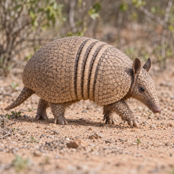 Brazilian three-banded armadillo