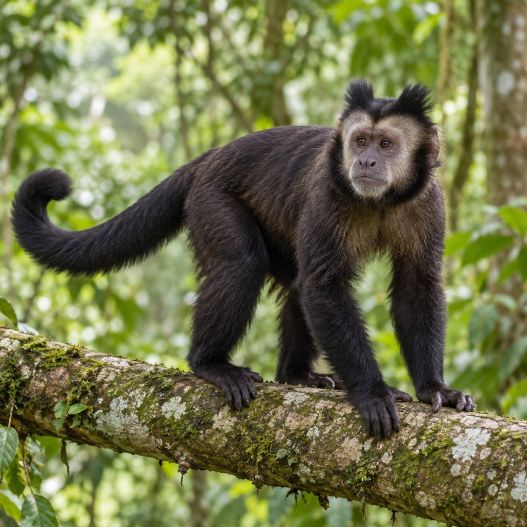 black-horned capuchin