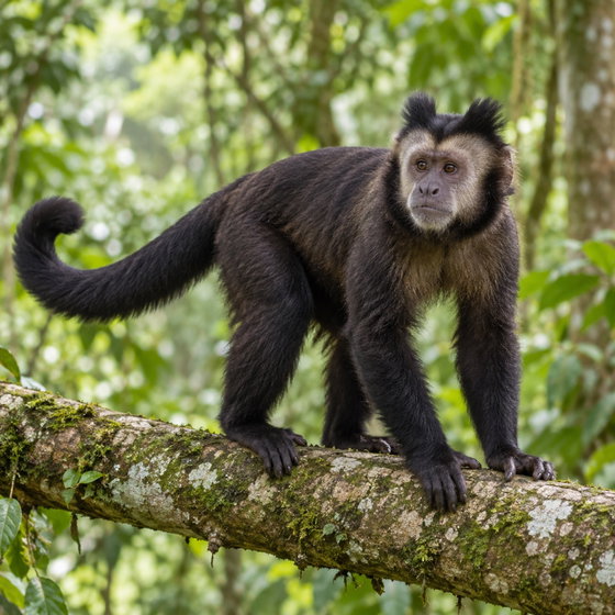 black-horned capuchin