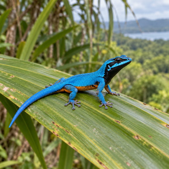 electric blue gecko