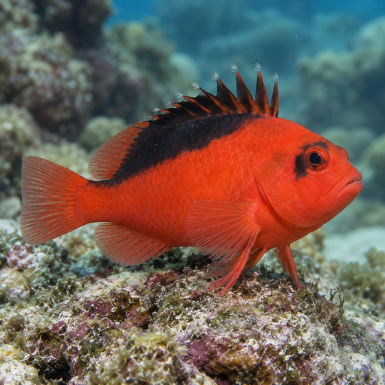 flame hawkfish
