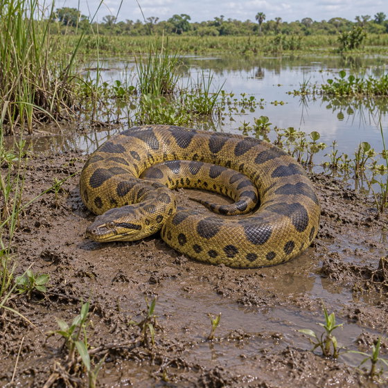 yellow anaconda