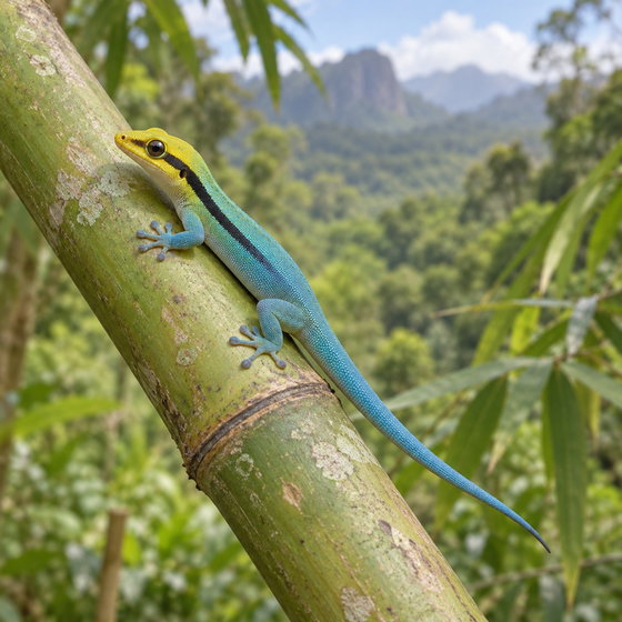 yellow-headed day gecko