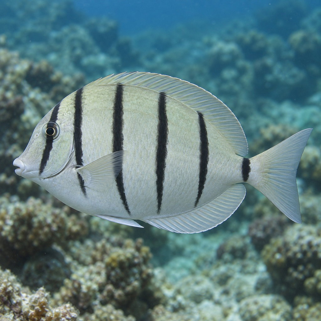 convict surgeonfish