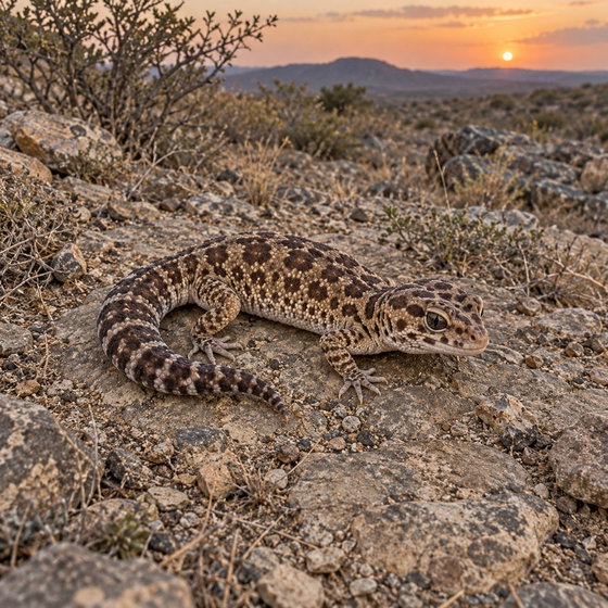 western Indian leopard gecko