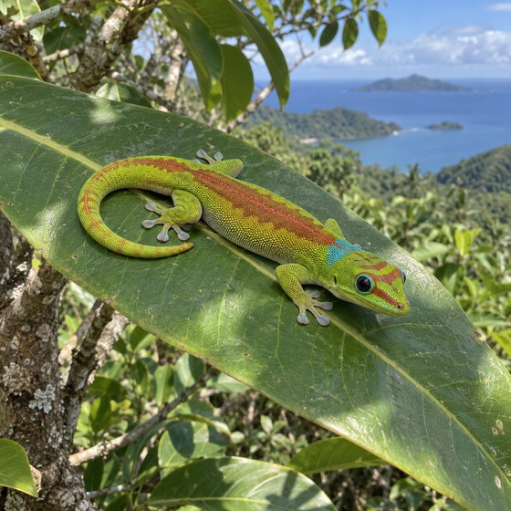 Mertens' day gecko