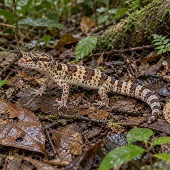 Central American banded gecko