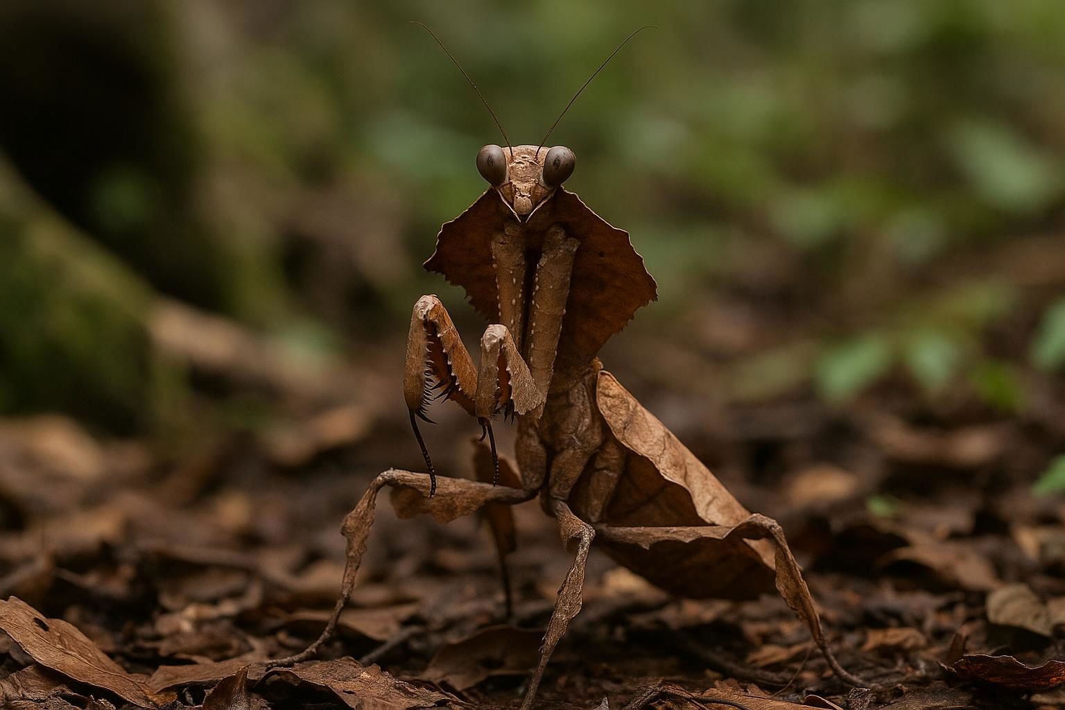 giant dead leaf mantis