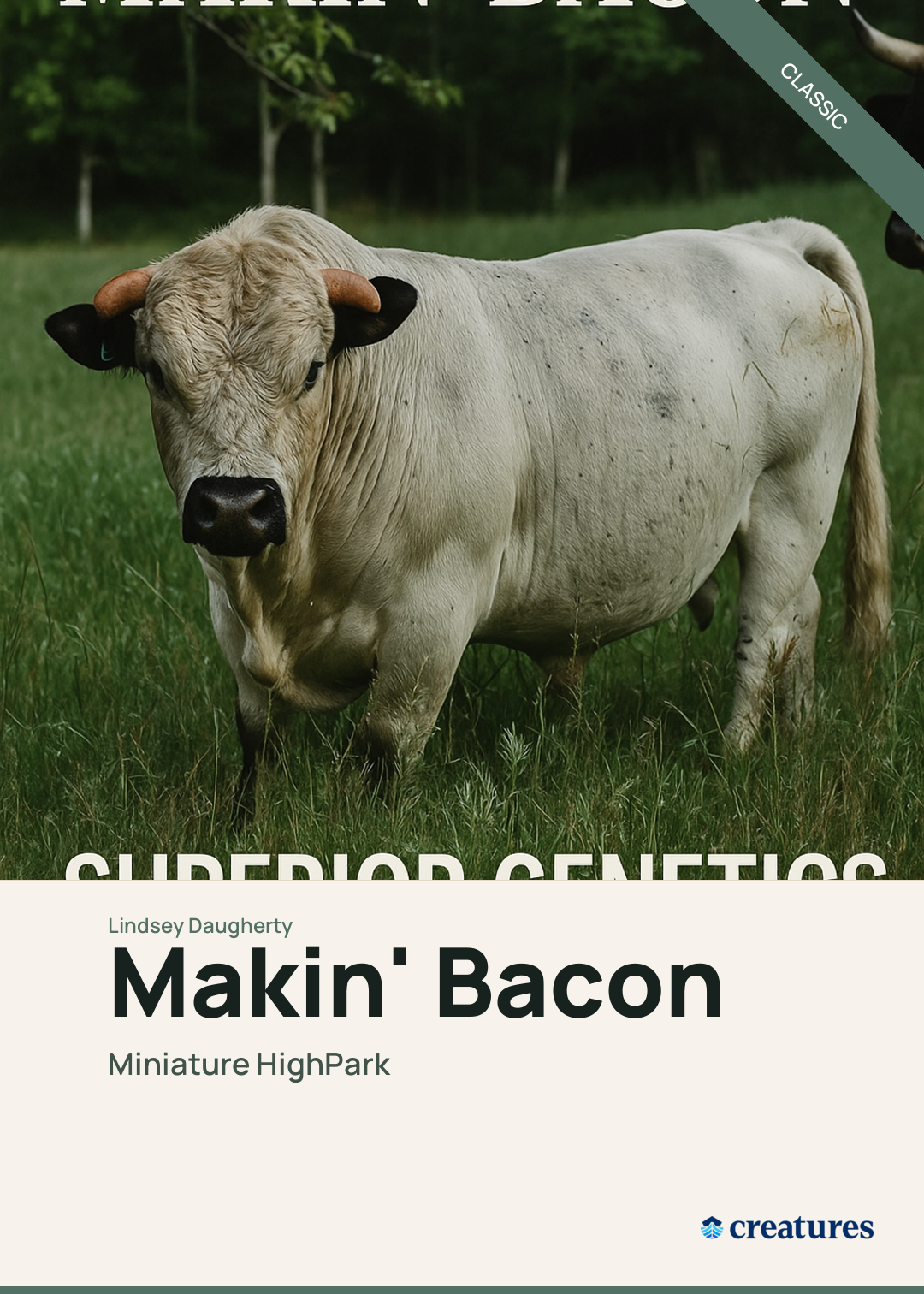 Makin' Bacon Creature Card