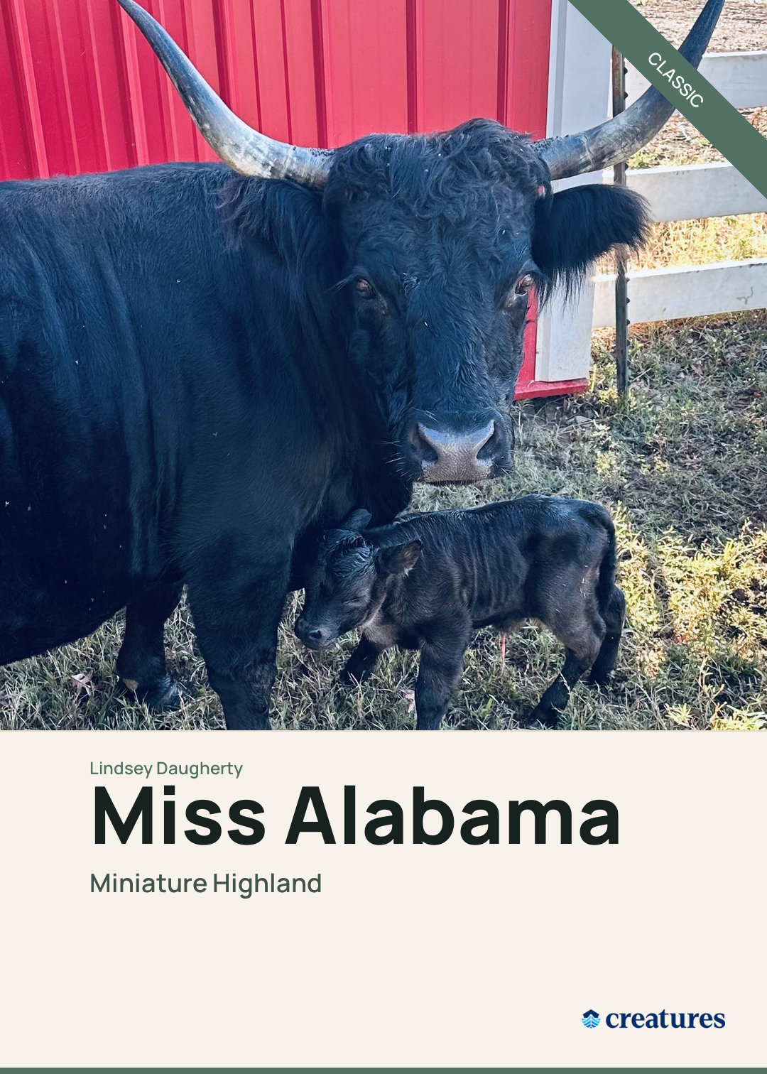 Miss Alabama Creature Card