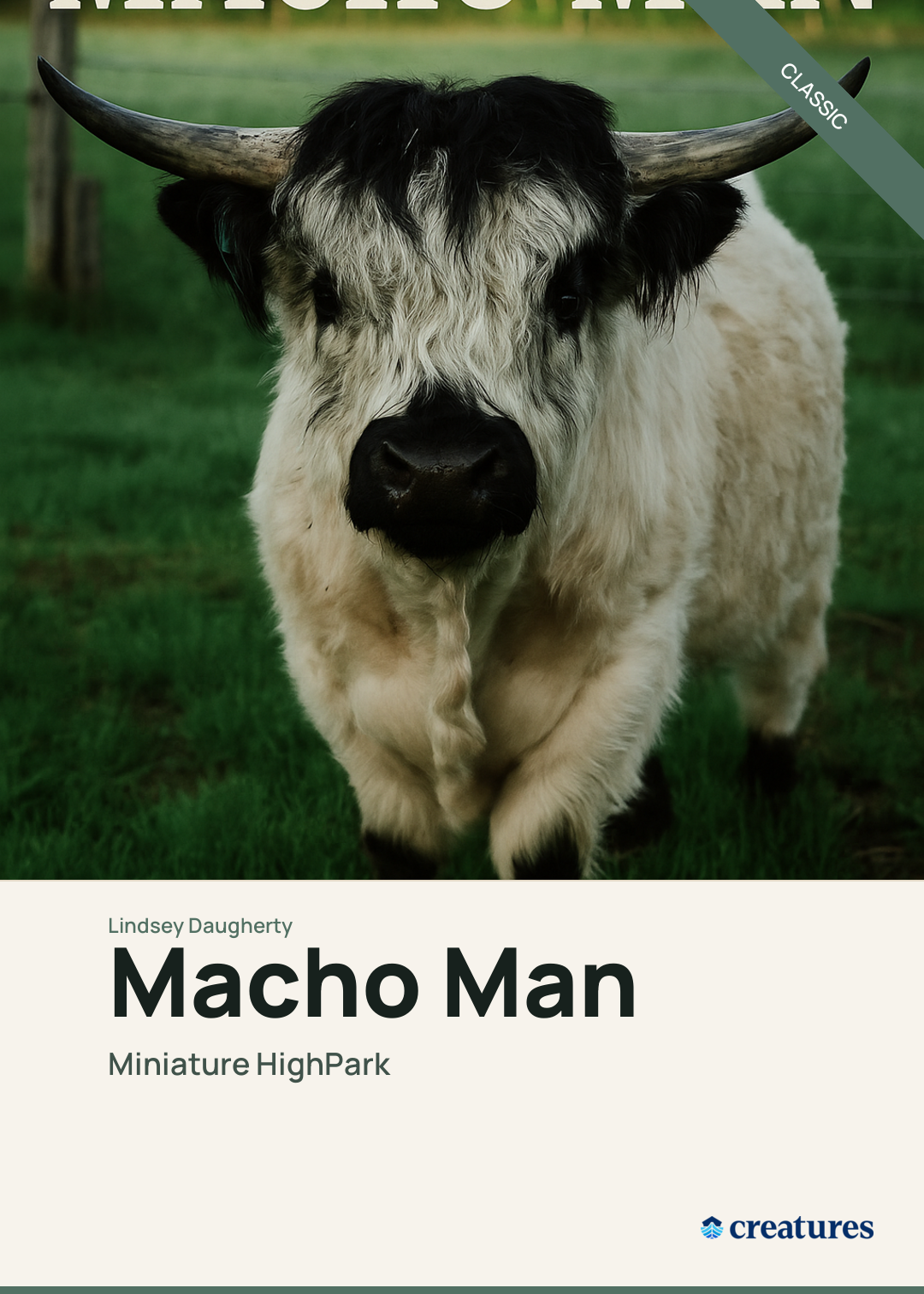 Macho Man Creature Card