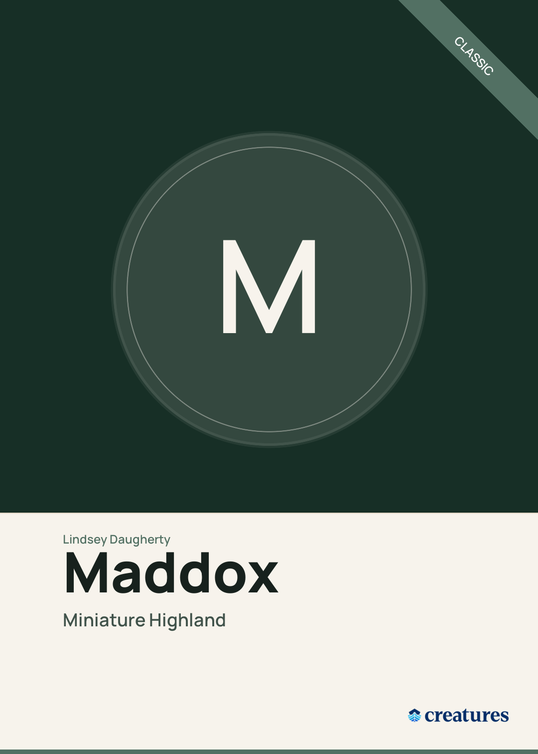 Maddox Creature Card