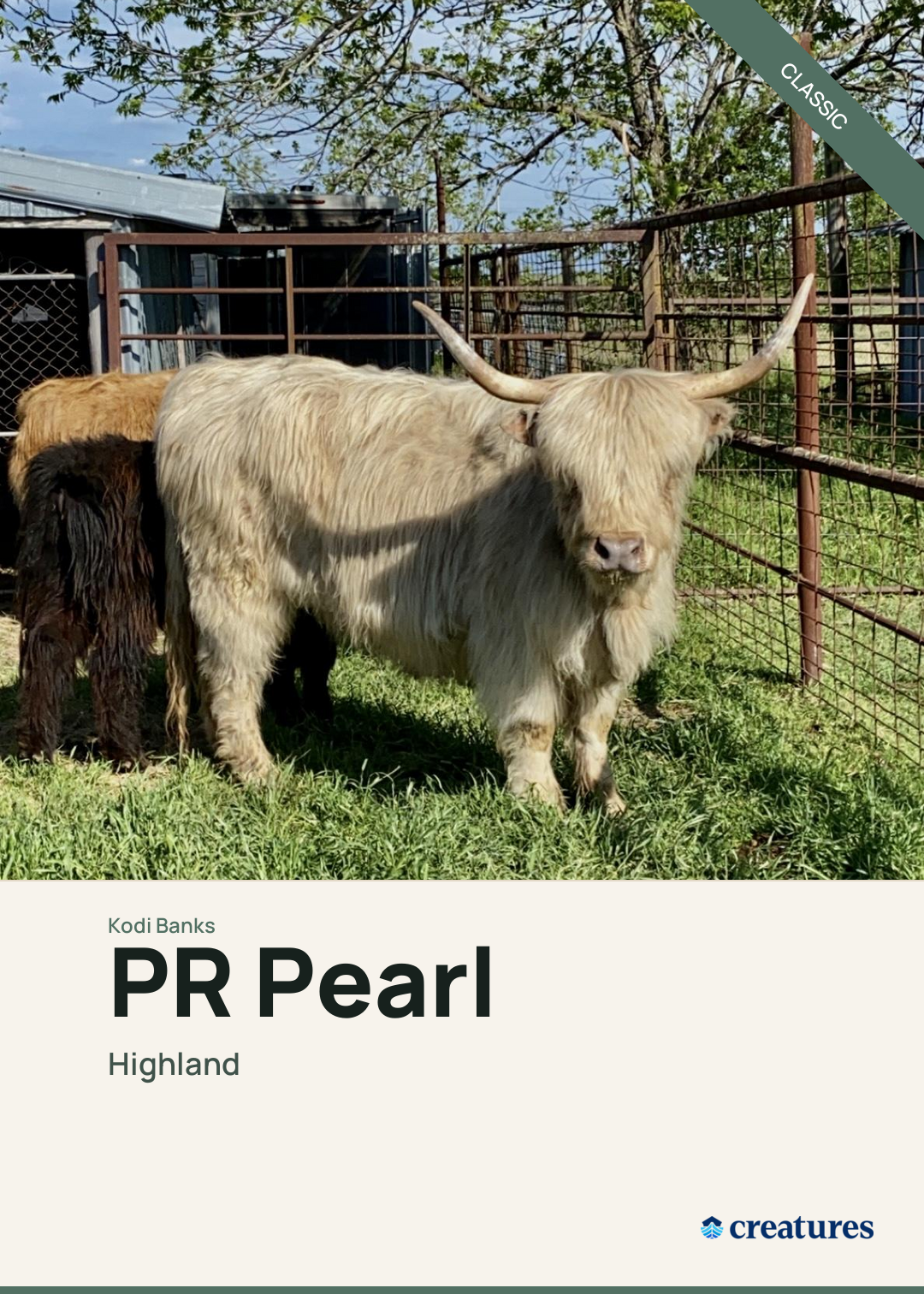 PR Pearl Creature Card