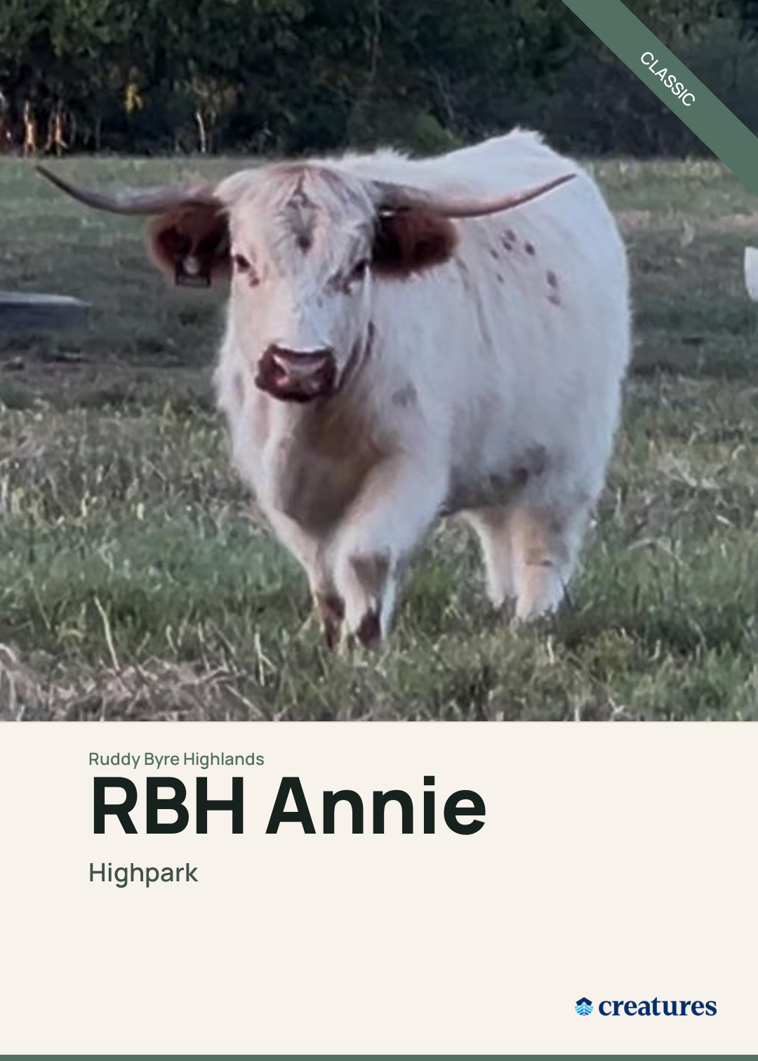 RBH Annie Creature Card