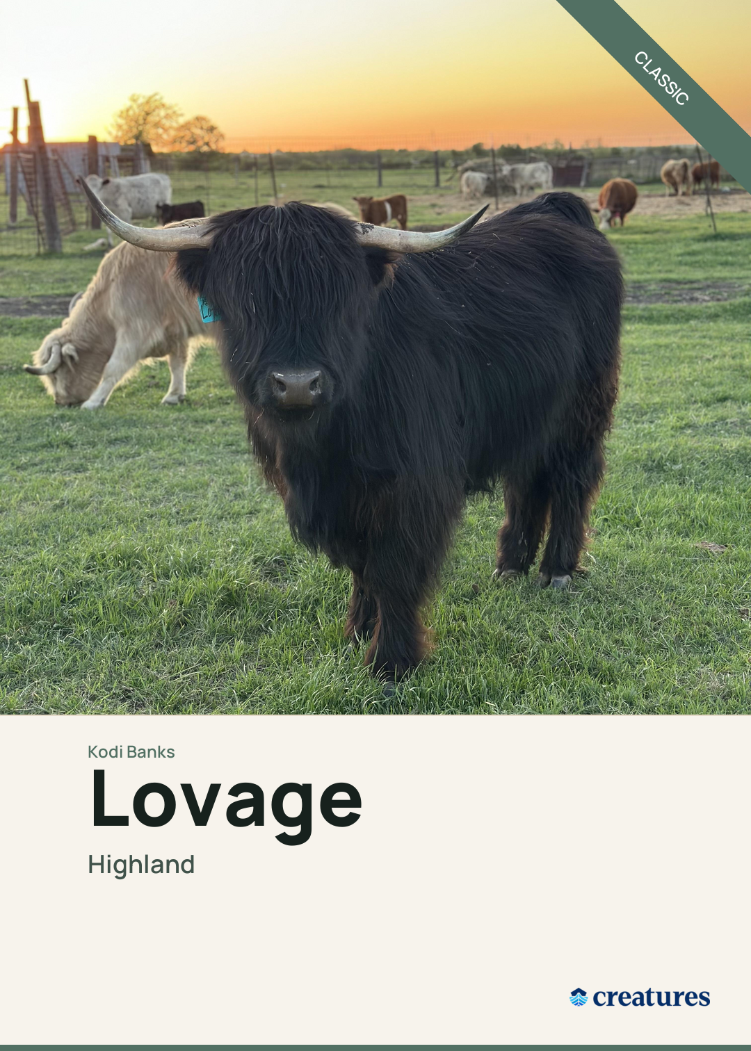 Lovage Creature Card
