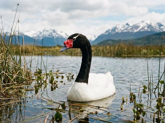 black-necked swan