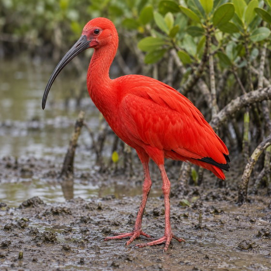 scarlet ibis